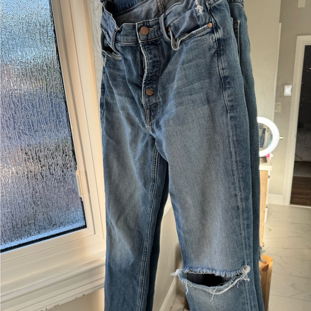 MOTHER Women's Boot Cut Jeans - Blue